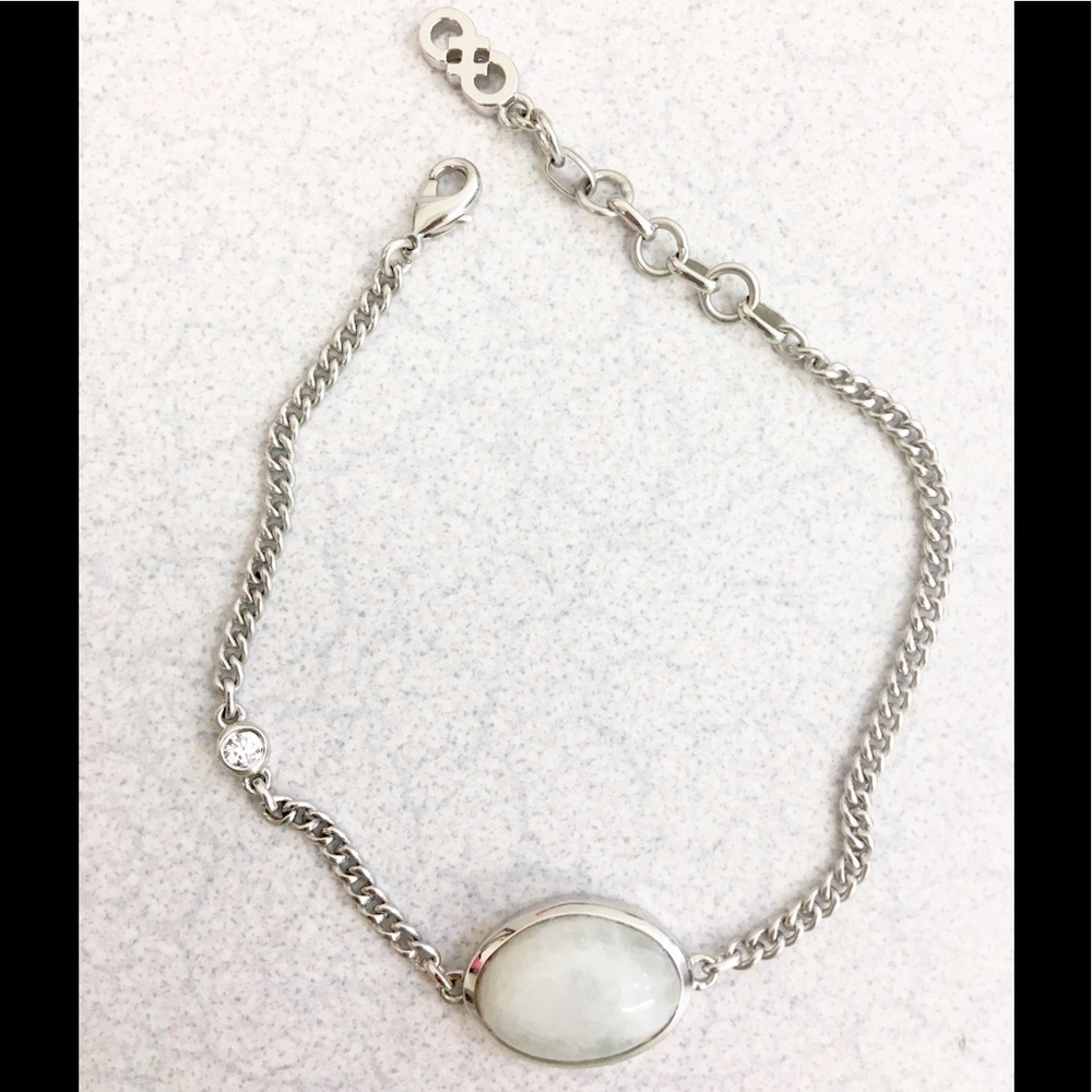 Gorgeous Cole Haan Quartz and crystal bracelet!